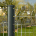 PVC Coated Welded Wire Mesh Fence Peach Shape Post Welded Wire Mesh Fence Supplier